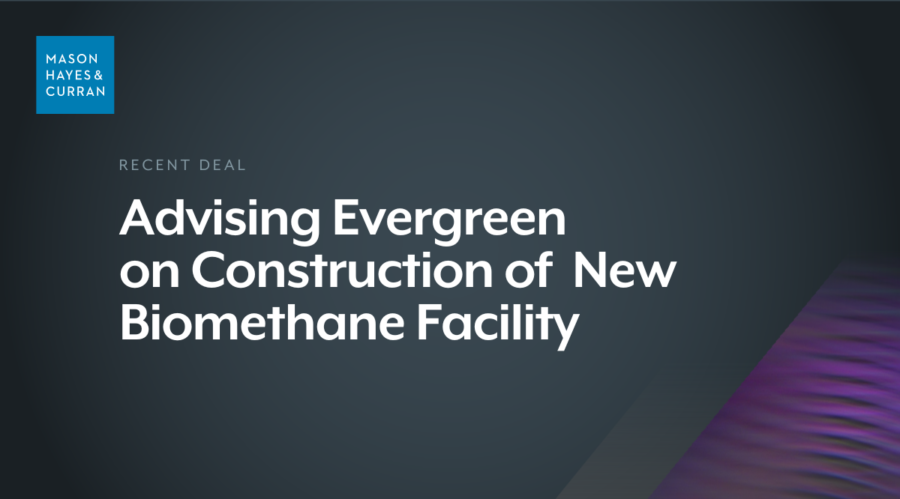 Advising Evergreen on the Construction of a New Biomethane Facility