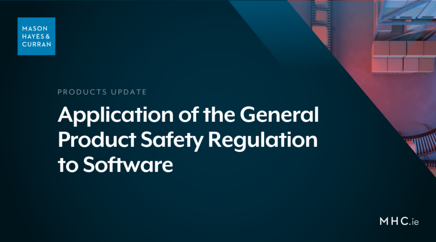 Application of the General Product Safety Regulation to Software