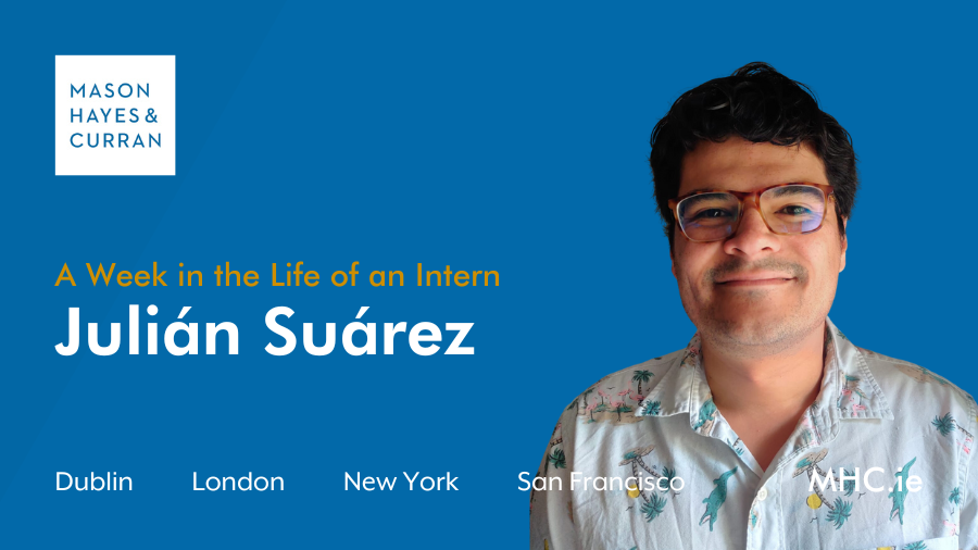 A Week in the Life of an Intern: Julian Suarez