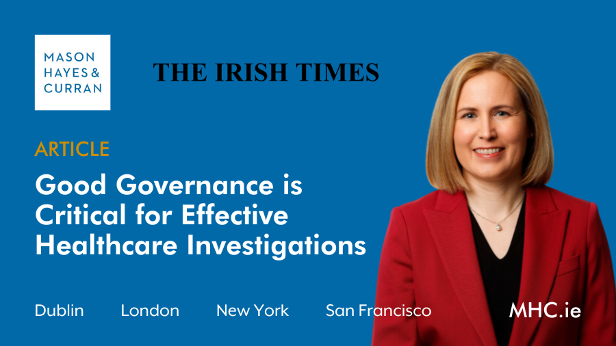 Good Governance is Critical for Effective Healthcare Investigations