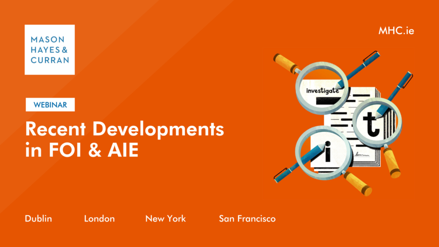 Recent Developments in FOI & AIE