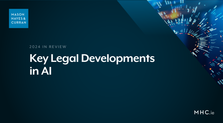 Key Legal Developments in AI