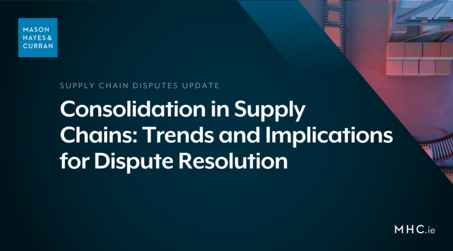 Consolidation in Supply Chains
