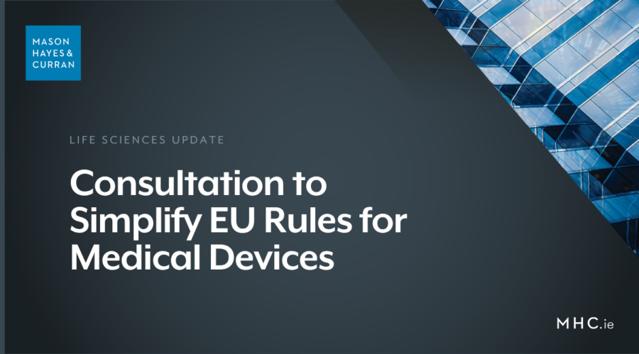 Consultation to Simplify EU Rules for Medical Devices