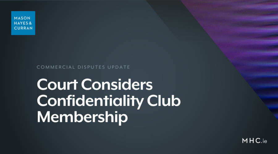 Court Considers Confidentiality Club Membership