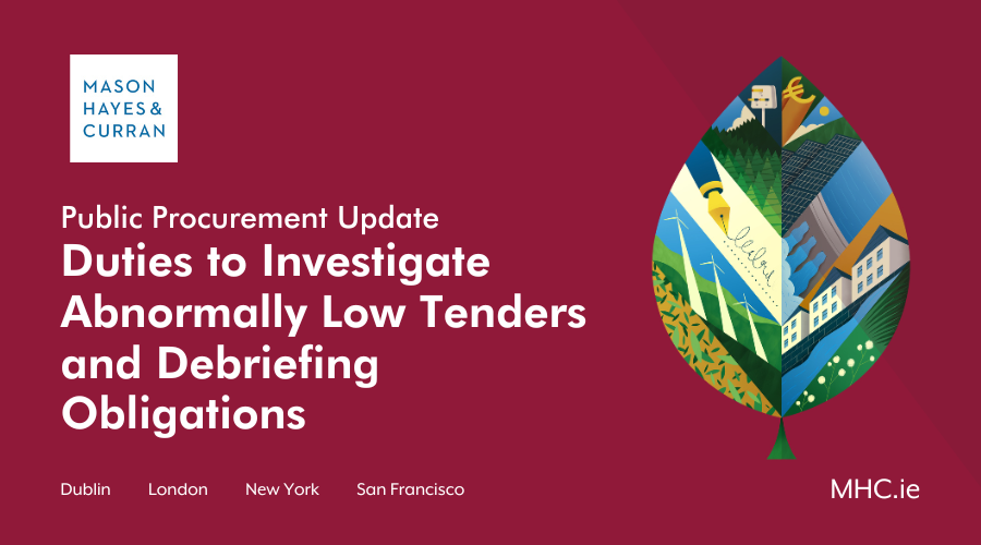 Duties to Investigate Abnormally Low Tenders and Debriefing Obligations