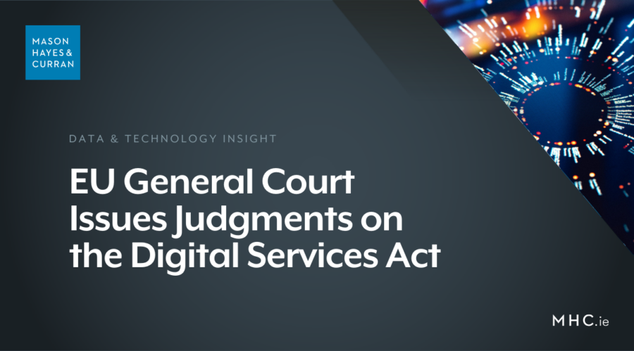 EU General Court Issues Judgments on the Digital Services Act