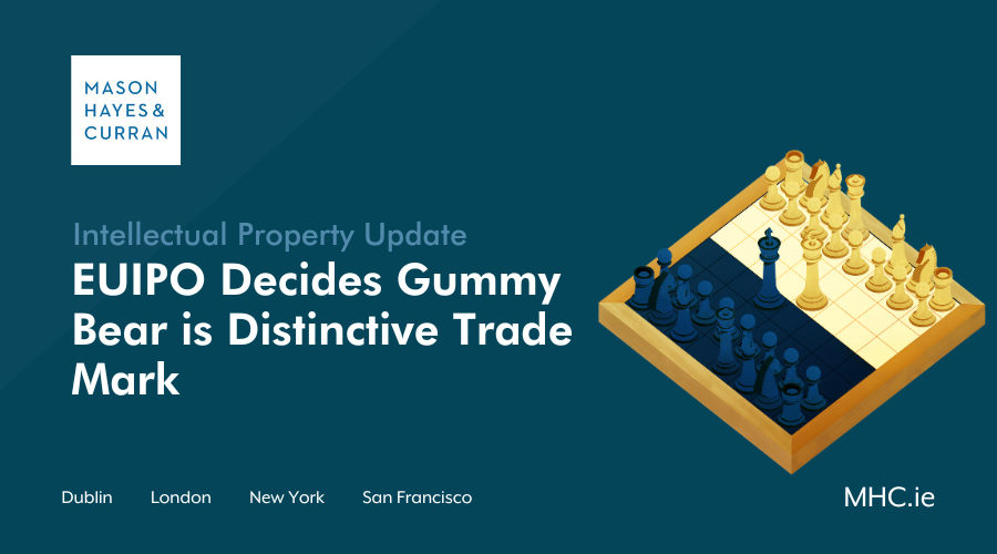 EUIPO Decides Gummy Bear is Distinctive Trade Mark