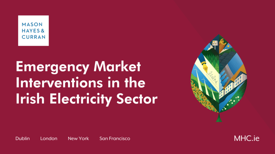 Emergency Market Interventions in the Irish Electricity Sector