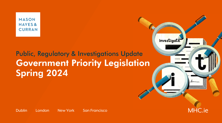 Government Priority Legislation Spring 2024