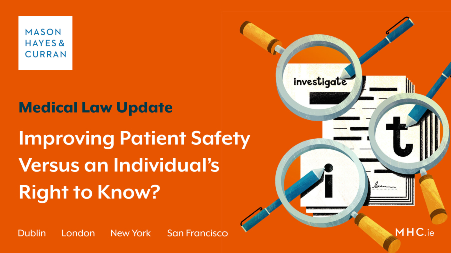Improving Patient Safety Versus an Individuals Right to Know