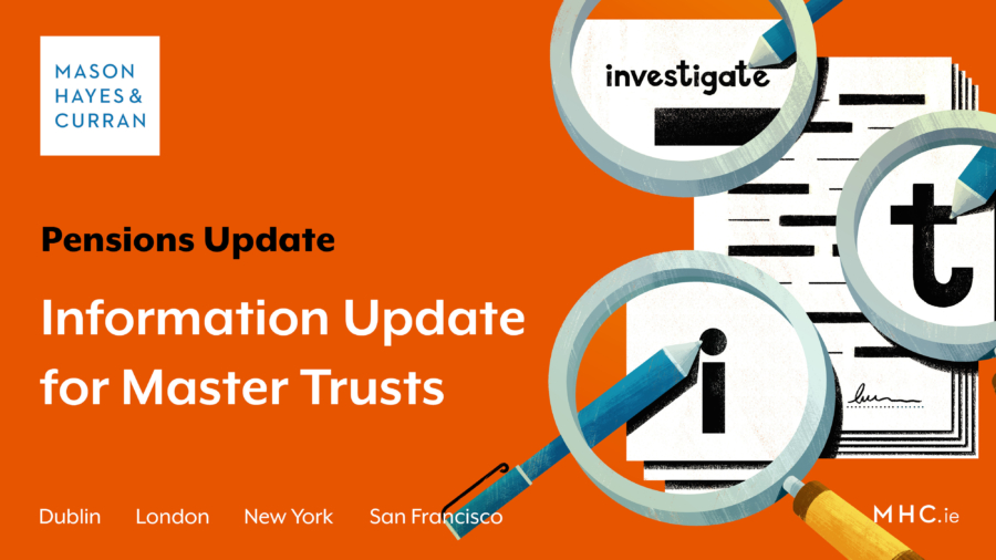 Information Update for Master Trusts