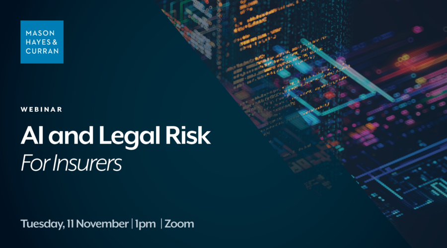 AI and Legal Risk for Insurers 1pm Zoom