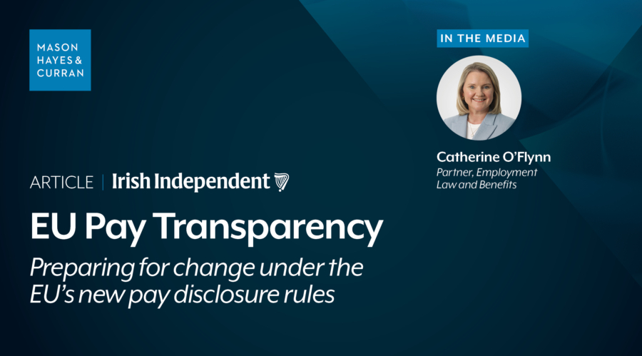 Catherine O'Flynn interviewed on EU Pay Transparency