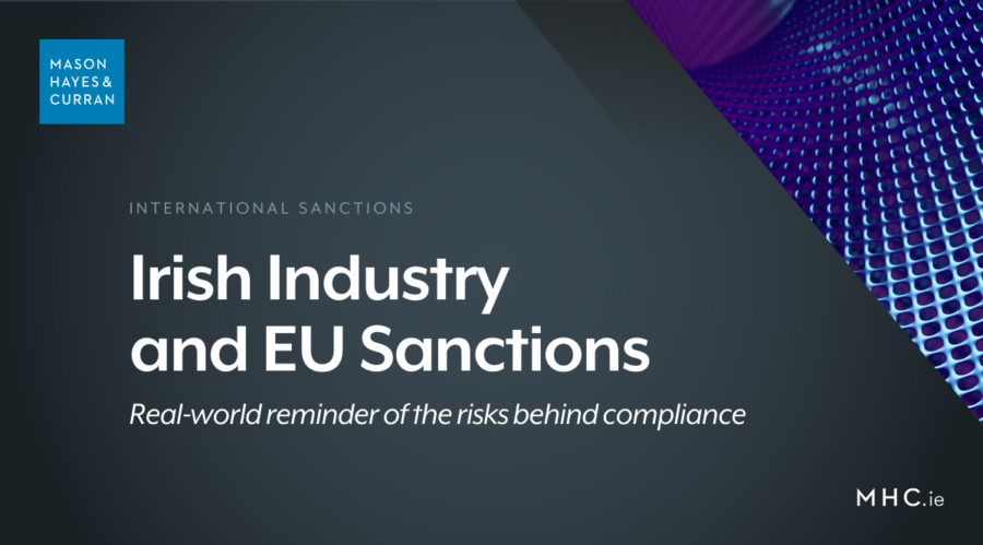 Irish Industry and EU Sanctions