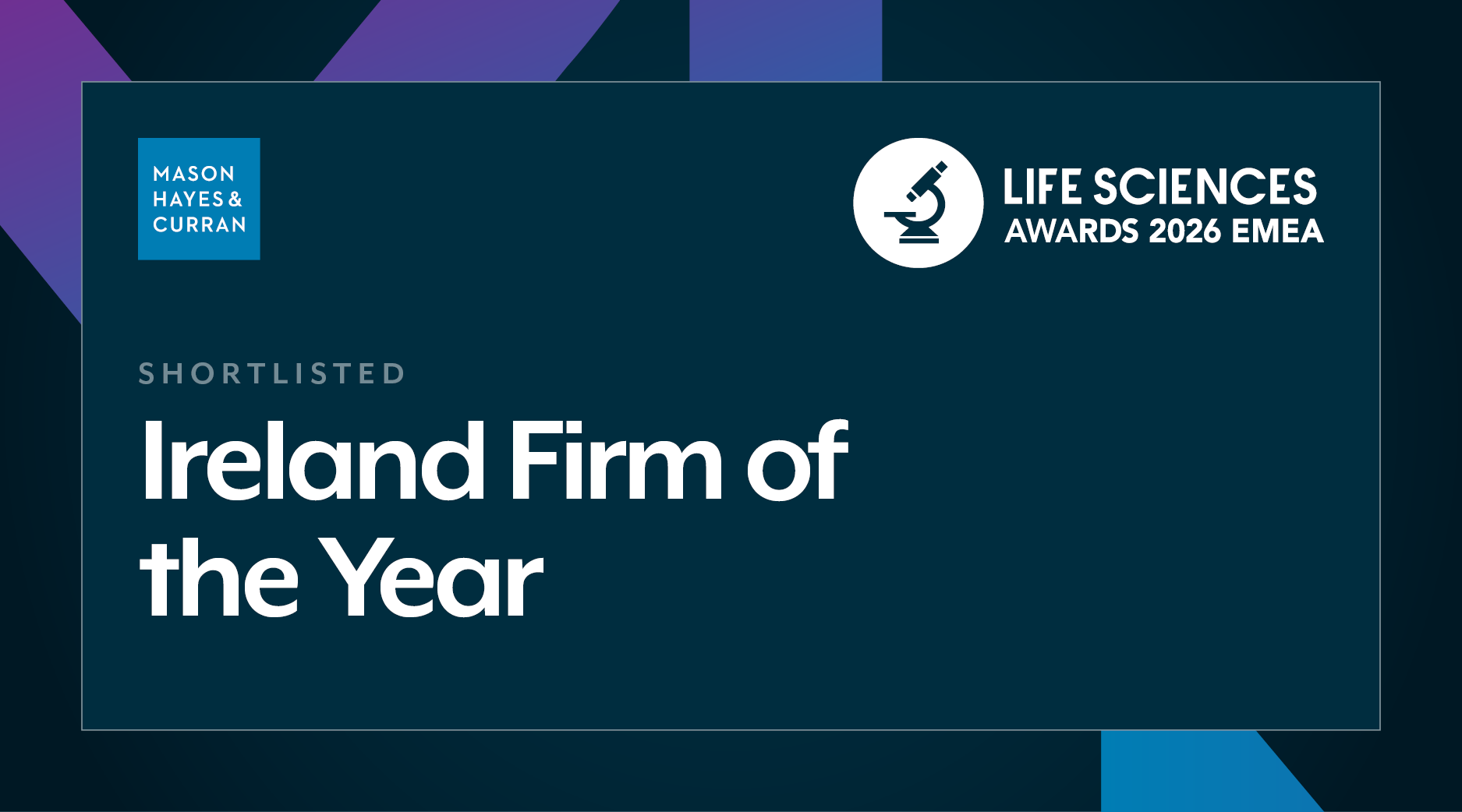 LMG Life Sciences Awards