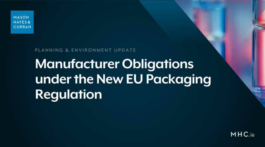 Manufacturer Obligations under the New EU Packaging Regulation