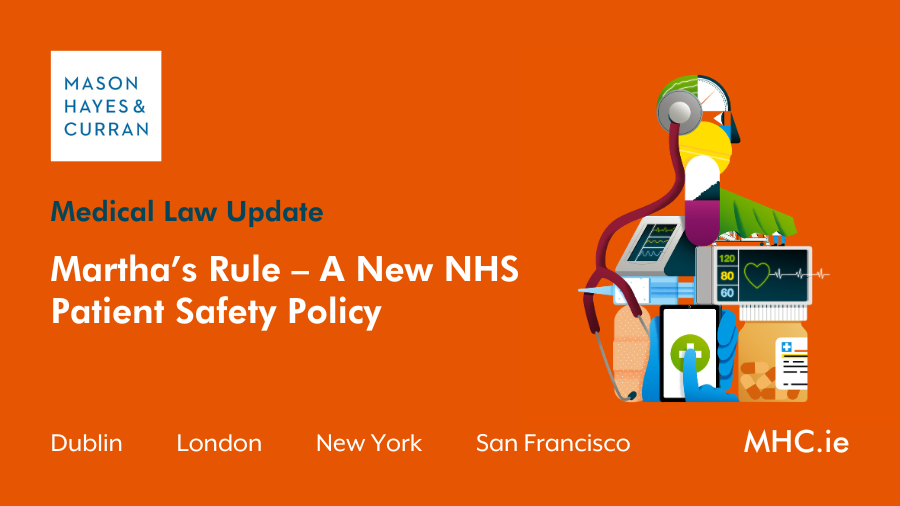 Martha’s Rule – A New NHS Patient Safety Policy