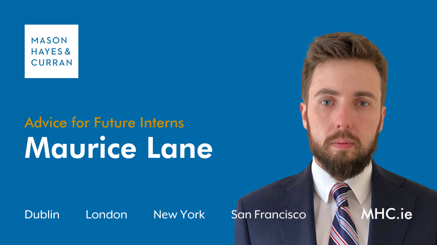 Maurice Lane: Advice for Future Interns