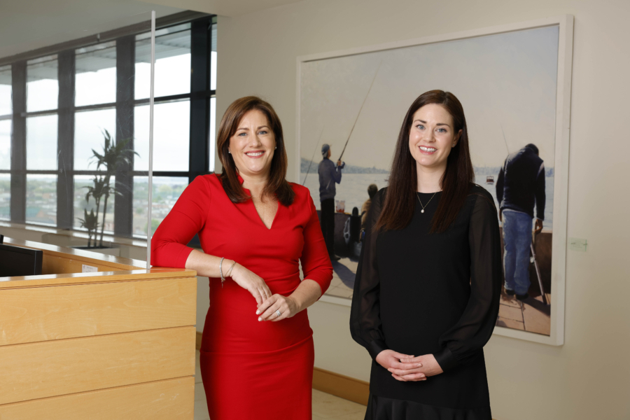Melanie Crowley (left) pictured with Kady O'Connell
