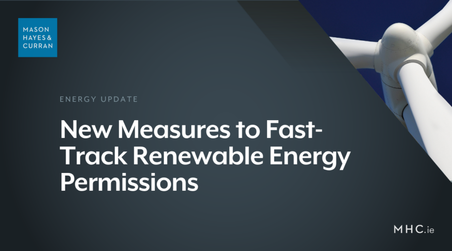 New Measures to Fast-Track Renewable Energy Permissions