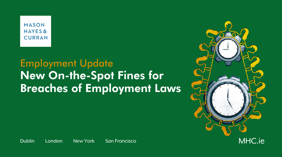 New On-the-Spot Fines for Breaches of Employment Laws
