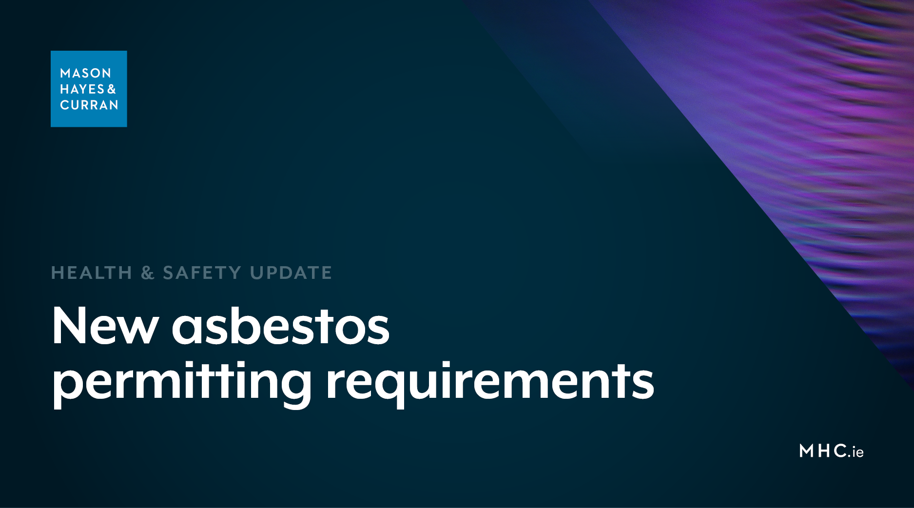 New asbestos permitting requirements