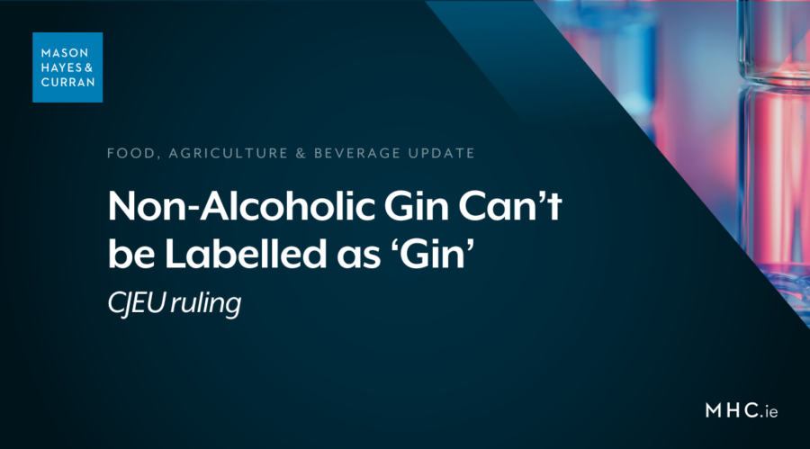 Non-Alcoholic Gin Can’t be Labelled as ‘Gin’