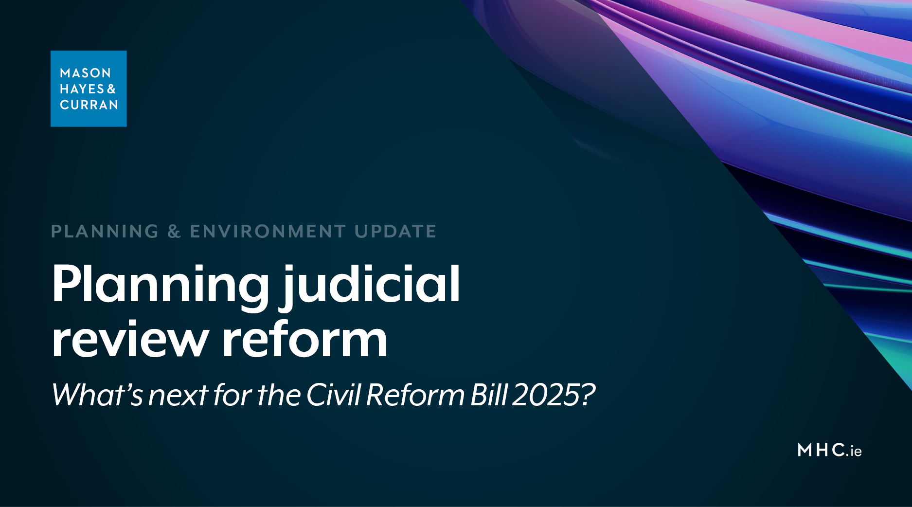 Planning judicial review reform