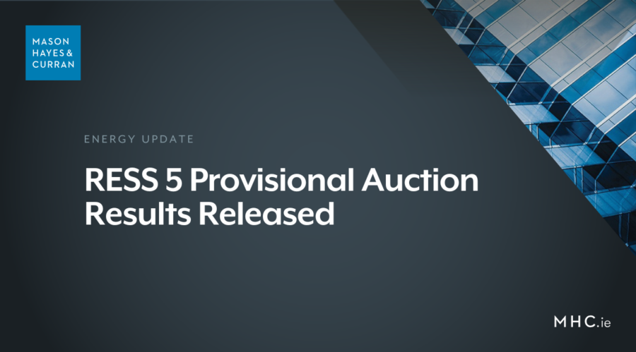 RESS 5 Provisional Auction Results Released