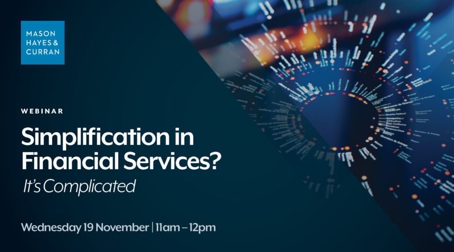 Simplification in Financial Services? It's Complicated