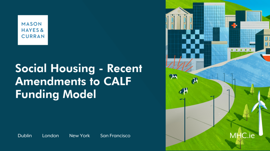 Social Housing - Recent Amendments to CALF Funding Model
