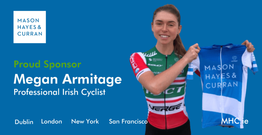 Mason Hayes & Curran LLP are proud sponsors of Professional Irish Cyclist, Megan Armitage