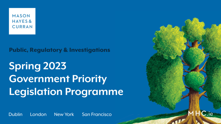 Spring 2023 Government Priority Legislation Programme