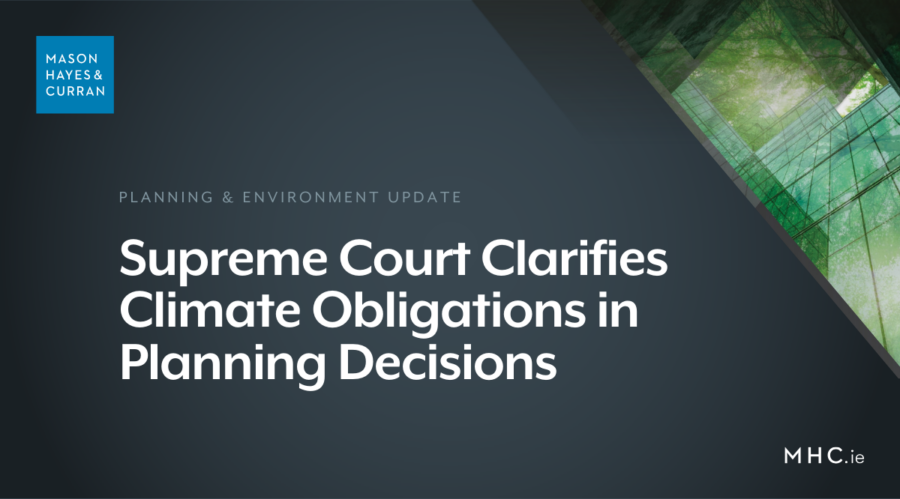 Supreme Court Clarifies Climate Obligations in Planning Decisions