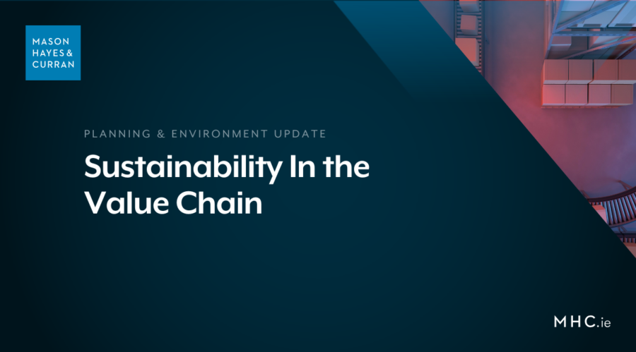 Sustainability In the Value Chain