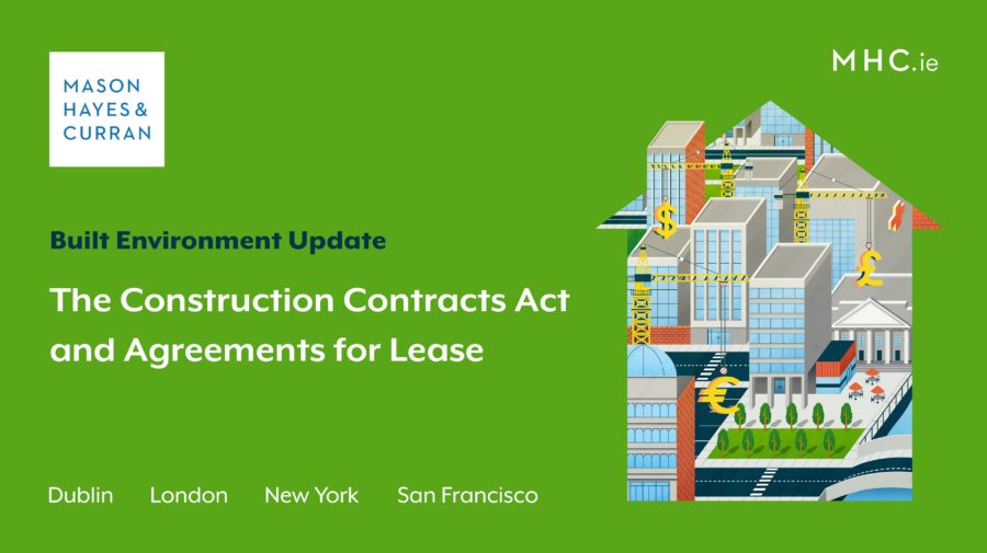 The Construction Contracts Act and Agreements for Lease