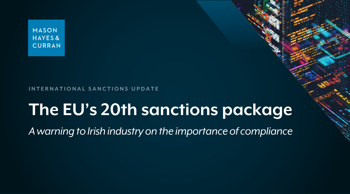 The EU’s 20th sanctions package