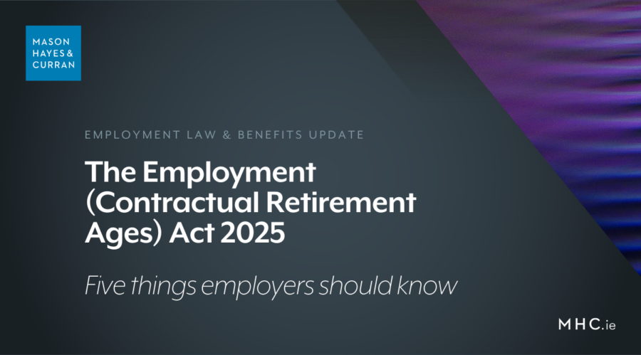 The Employment (Contractual Retirement Ages) Act 2025