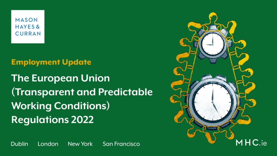 The European Union (Transparent and Predictable Working Conditions) Regulations 2022