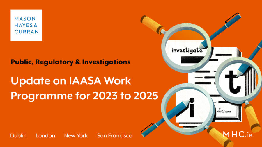 Update on IAASA Work Programme for 2023 to 2025