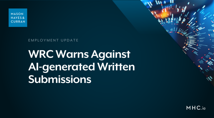 WRC Warns Against AI-generated Written Submissions