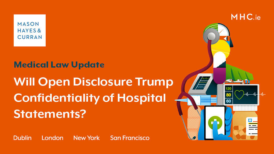 Will Open Disclosure Trump Confidentiality of Hospital Statements?